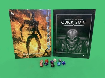Nightfall Games Quickstart Bundle - Terminator RPG & SLA Industries RPG + Dice