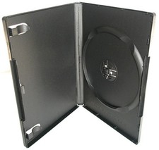 100 STANDARD Black Single DVD Cases 14MM