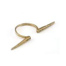 3 pcs Ring Adjustable Ring Raw brass 18mm 8US inner size - Adjustable 2691