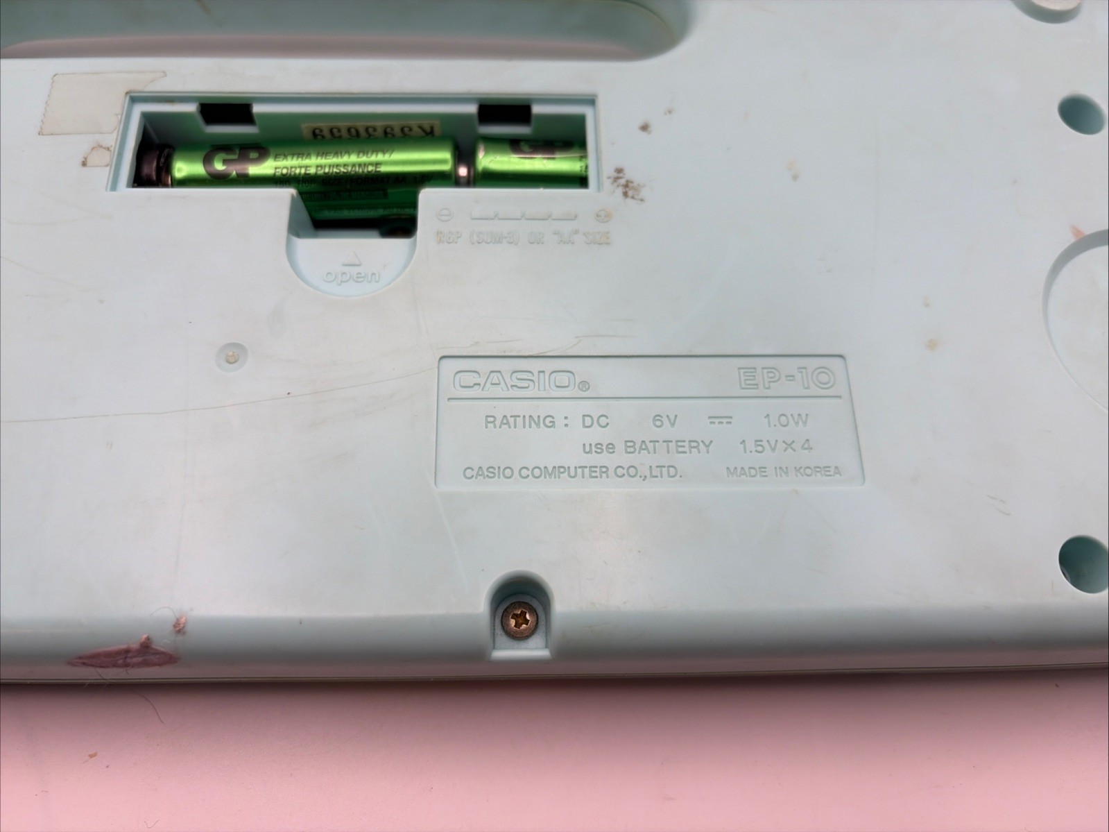 Tastiera vintage Casio EP-10 Muppet Babies del 1987 foto 5