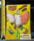 LUCKY RABBITS FOOT FEET VENDING MACHINE DISPLAY CARD NOVELTY — photo 1