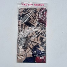 Realistic Tattoo Sleeve Arm Cover Temporary Fake Skin Art Design Fun Party