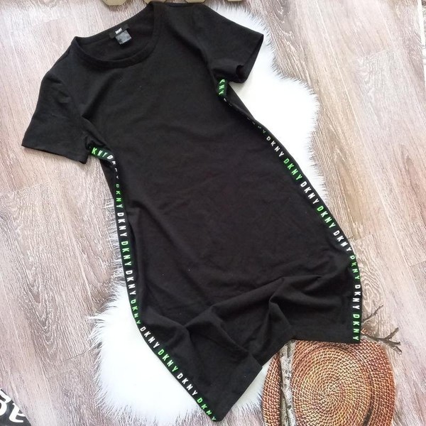 Women DKNY Dress Black Knit M #20PE