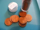 1934 D Lincoln Wheat Penny 50 Coin roll  Circulated coins