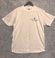 Vtg NWT 90's Pepsi Nothing Else Is A Pepsi White Single Stitch RARE Tshirt L/xL