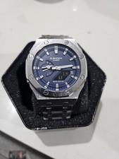 Custom G-Shock GA-2100, CasiOak, Navy Blue Unisex Watch