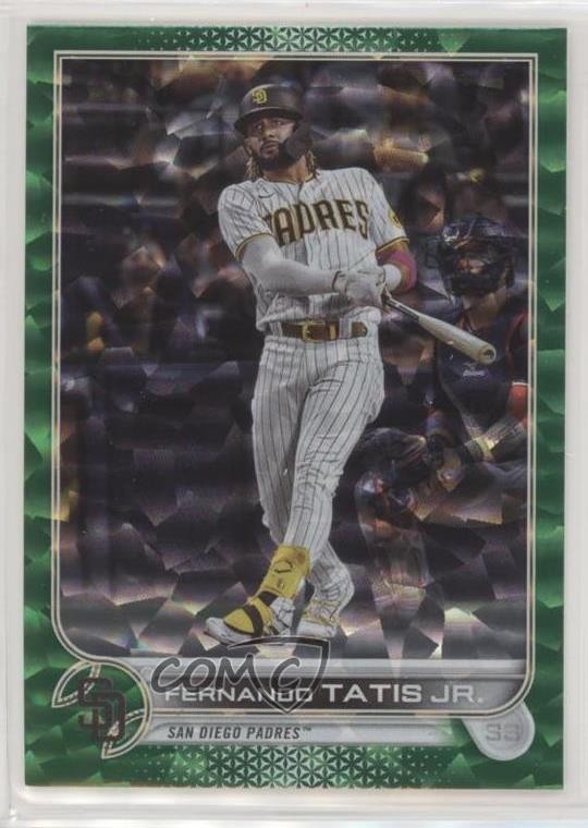 2022 Topps Series 1 Green Foil 348/499 Fernando Tatis Jr #100 0dq7
