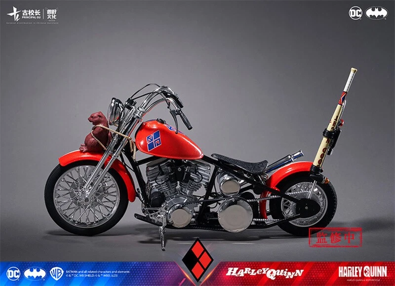 EA1503 Escala 1/6 DC Harley Quinn Motocicleta Figura de Acción Conjunto Estatua Coleccionable Foto 4 de 4