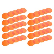 50 Pcs Color Changing Light Film Colored Plastic Sheets Photo Gel Filters Flash