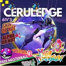 ✨ Shiny Ceruledge 6IV ✨ Mega Dimension Pokemon Legends ZA Ready 🚀 Fast 🚀