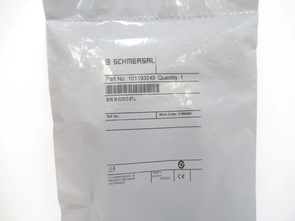 Schmersal, 101193249 BNS36-02-01Z-ST-L Safety Sensor Magnet, 6-Pole - Image 4 of 4