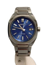 SEIKO Solar Watch Analog Stainless BLU SLV 7b72 0af0