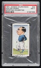1931 Churchman's Sporting Celebrities Tobacco Walter Hagen #33 PSA 7 11bd