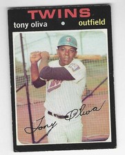 1971 Topps Tony Oliva #290 Excellent