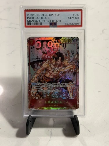 Portgas.D.Ace (Parallel) (Manga) (Alternate Art) OP02-013 Paramount War Foil