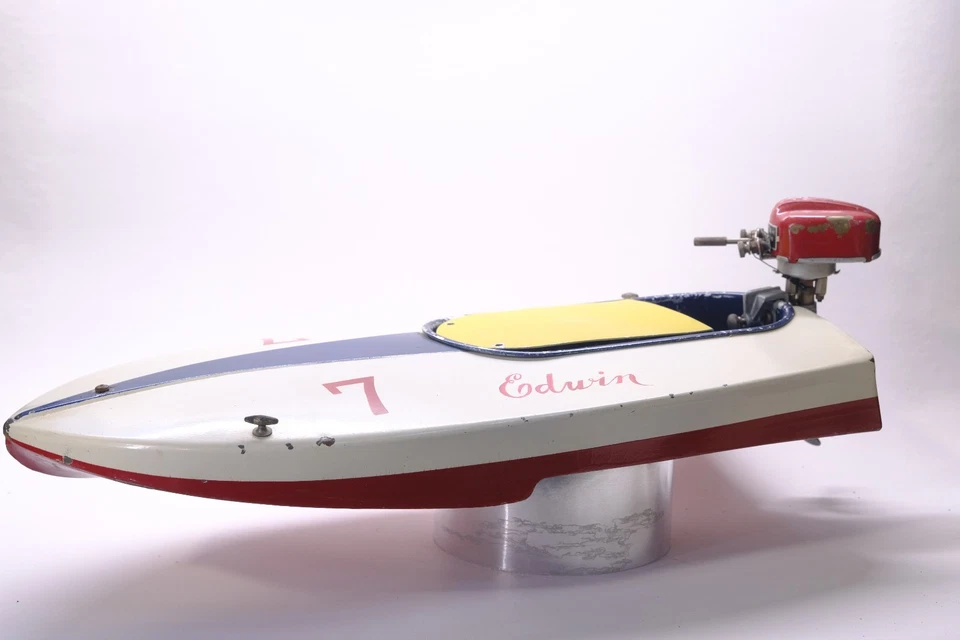 Par de lanchas rápidas hidroavión Sakai #7 vintage RARAS "Joseph & Edwin" Foto 2 de 4