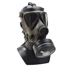 Original &Ouml;sterreichische Armee Dr&auml;ger Gasmaske Set Dekoration Oliv