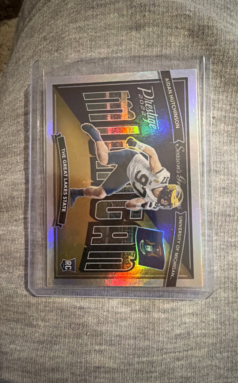 Aidan Hutchinson Panini Prestige Seasons Greetings #SG17 Base