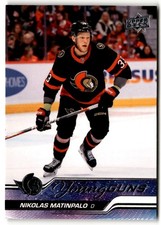 Nikolas Matinpalo 2023-24 Upper Deck Young Guns Rookie #495 Ottawa Senators