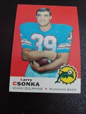 Tops, 1969 Larry. Csonka Rookie card.