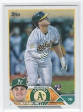 #95 2023 Topps Jonah Bride Rookie Oakland Athletics