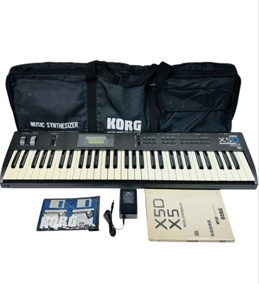 KORG X5D Music Synthesizer Keyboard Digital Synth Unit 61-Keys