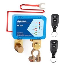 12V 240A Remote Battery Kill Switch - Smart Voltage Control Anti-Theft 12D