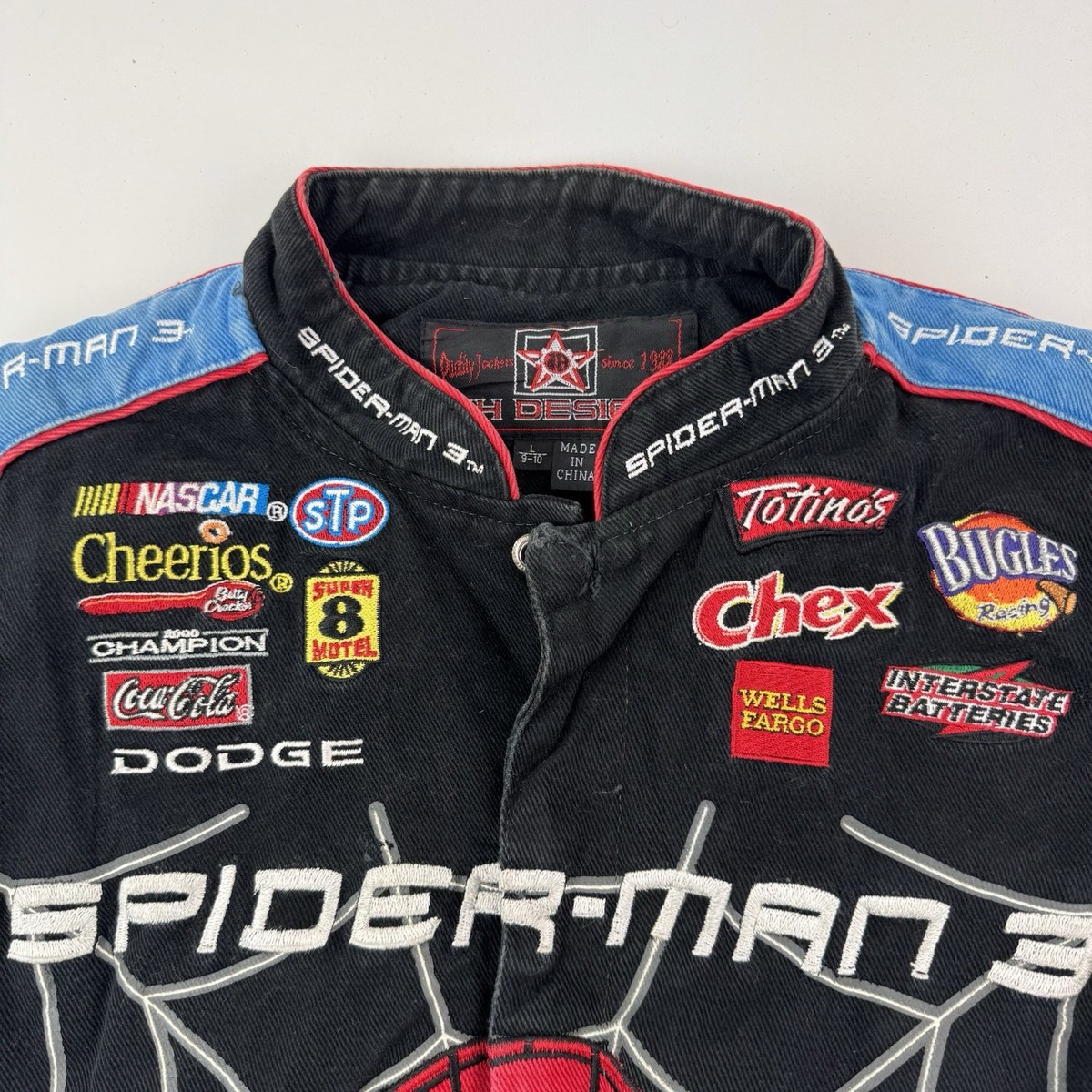 JH Design Richard Petty Racing #43 Spiderman 3 Nascar Jacket Boys