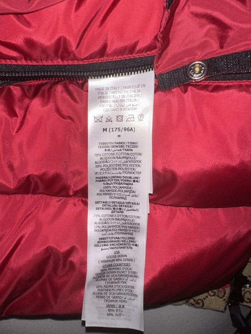Rare North Face x Gucci Oversized Down Jacket M - Pre-Owned image 3