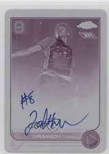 2022 Chrome OTE Overtime Elite Printing Plate Magenta 1/1 Jahki Howard Auto 0h6t