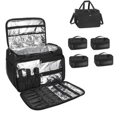 Hairdressing Bag with 4 small bag, Hairstylist Travel Bag, Professional Cosme...