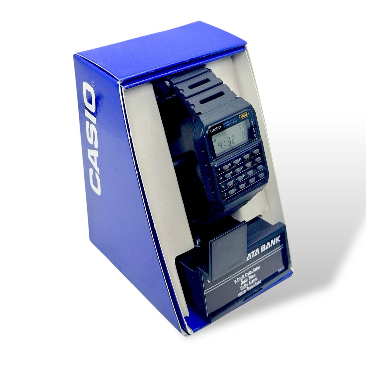 1980s Casio 3208 Ca-53w WR Water Resist Alarm Chrono Calculator