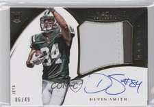 2015 Panini Immaculate Premium Rookie 6/49 Devin Smith #PPR-DS Patch Auto 0a1