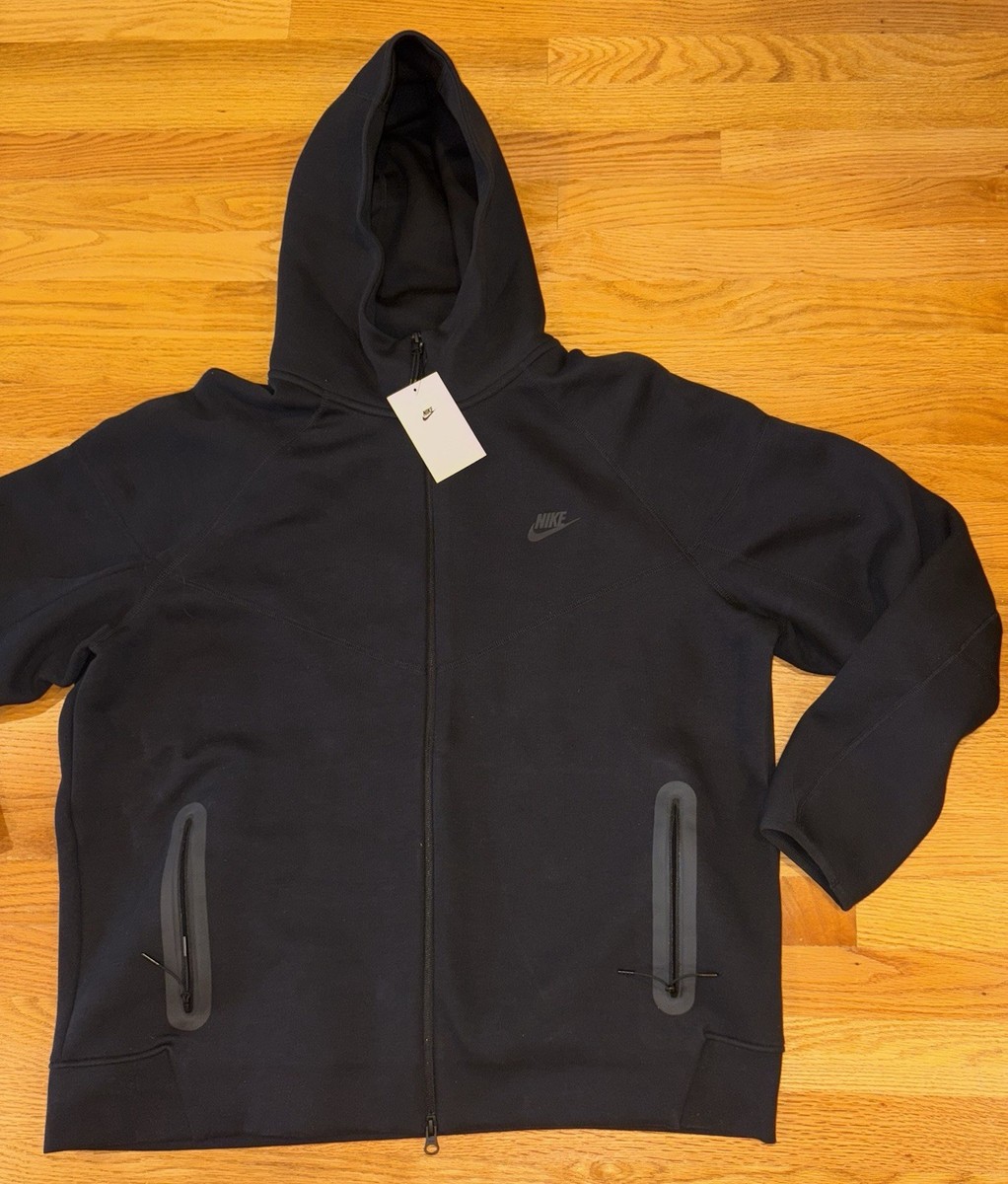 Nike Tech Fleece Windrunner Black Hoodie Triple Black Sportswear