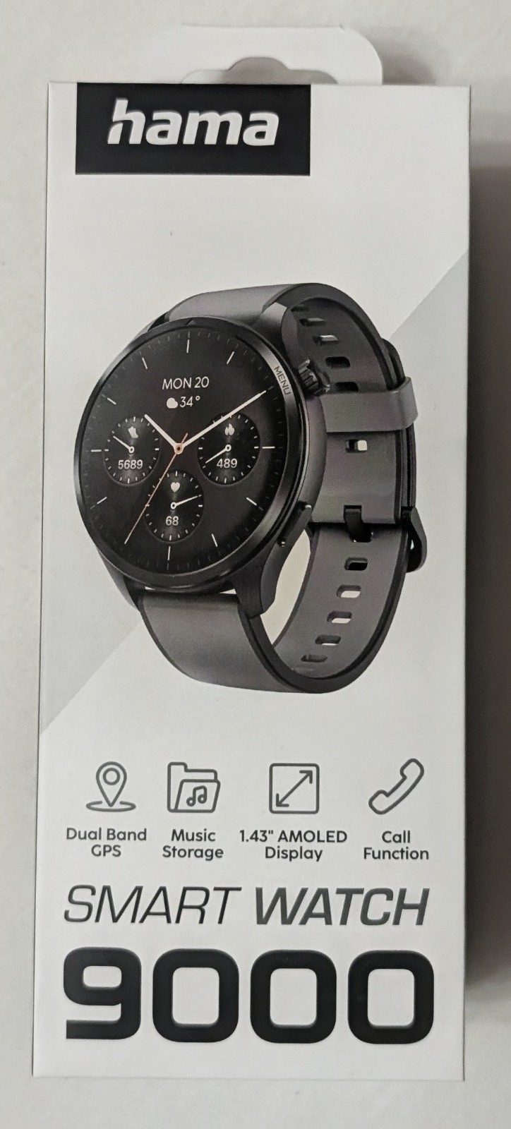 NUOVO & IMBALLO ORIGINALE: Hama SmartWatch 9000 (mai aperto e sigillato)