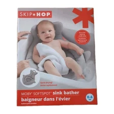 Skip Hop Moby SoftSpot Sink Baby Bather - Gray