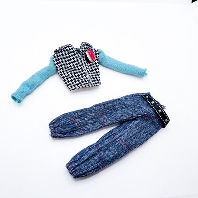 My Scene Delancey Shopping Spree Barbie Doll Pants Jeans Top Jacket Lot (Read)