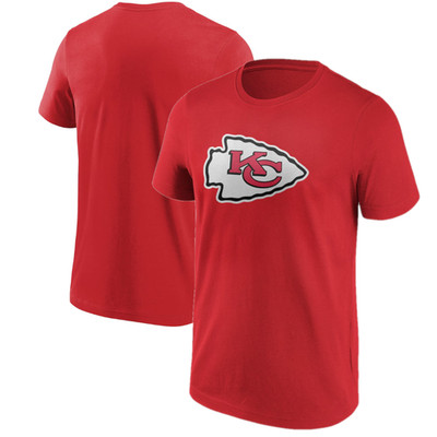 Kansas City Chiefs T-Shirt (Größe M) Herren NFL Rot Oberteil - Neu