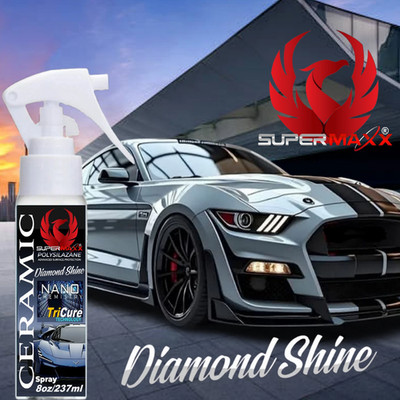 CERAMIC CAR COATING SPRAY ADVANCED TRICURE TECHNOLOGY PAINT PROTECTION - 8 OUNCE