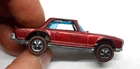 HOT WHEELS REDLINE MERCEDES BENZ 280 SL MISSING WHEEL SELLING  FROM COLLECTION