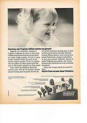 1977 EUMIG SONOMATIC projector ADVERTISEMENT