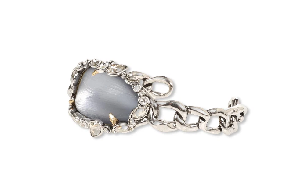 Brazalete de eslabones de cadena ALEXIS BITTAR Lucite/Cristal 135190 Foto 3 de 4