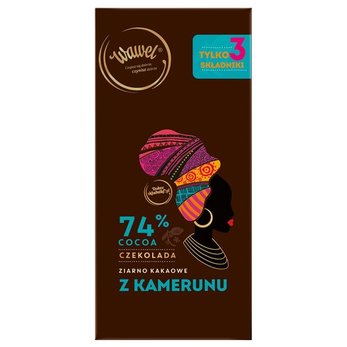 WAWEL PREMIUM DARK CHOCOLATE - 74% COCOA - 100G NOIR - GHANA CAMEROON VENEZUELA - Picture 4 of 5