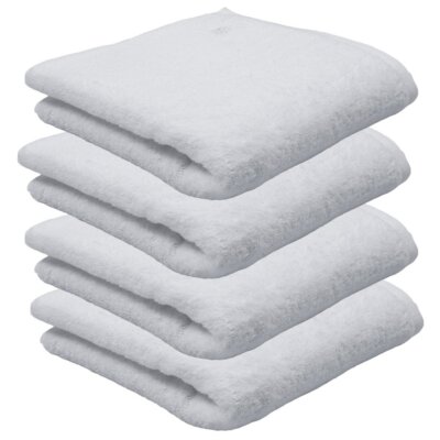 4er Ross Frottier Handtuch 4004 Vita 00 Weiß 50 x 100 cm Baumwolle Set