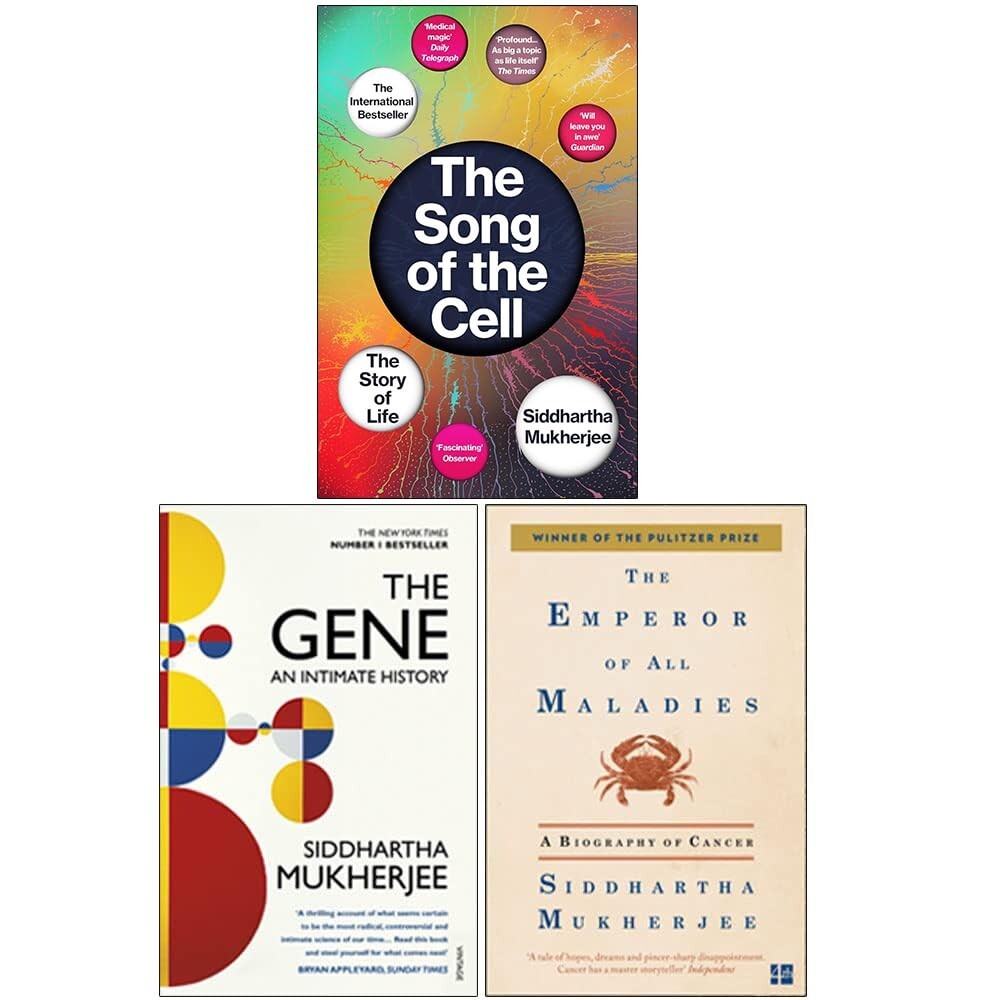 Siddhartha Mukherjee Collection 3 Books Set The Song of the Cell, The Gene,Song