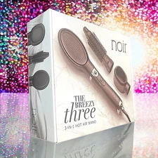 Noir The Breezy Three 3-In-1 Hot Air Wand Cortex Beauty Brand New In Box RV $250