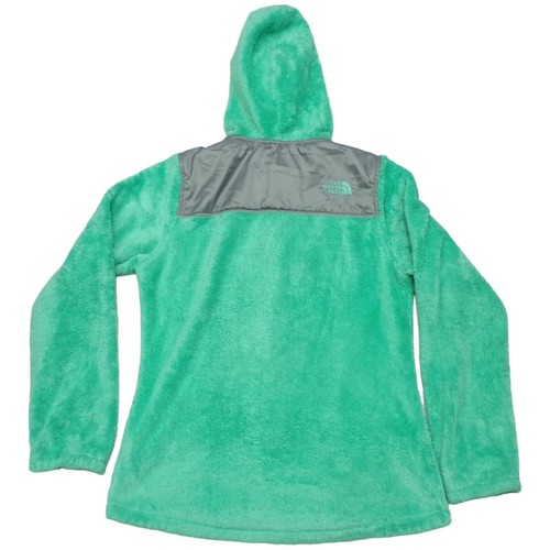 The North Face Girls Large (14/16) Jacket Fleece Jacket Full Zip Mint Green TNF - Picture 2 of 6