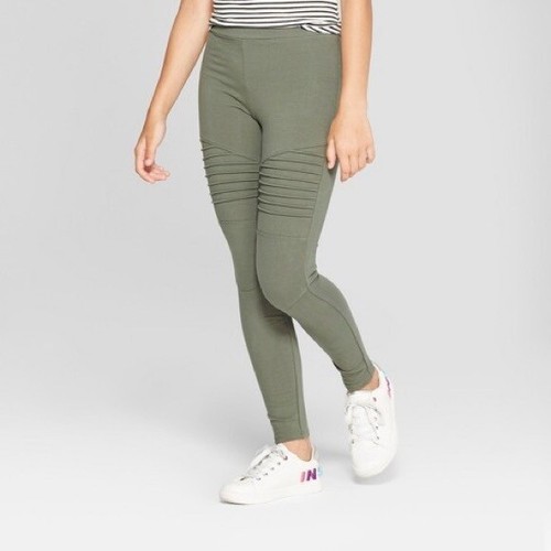 Girls' Leggings Pants - Art Class Olive 