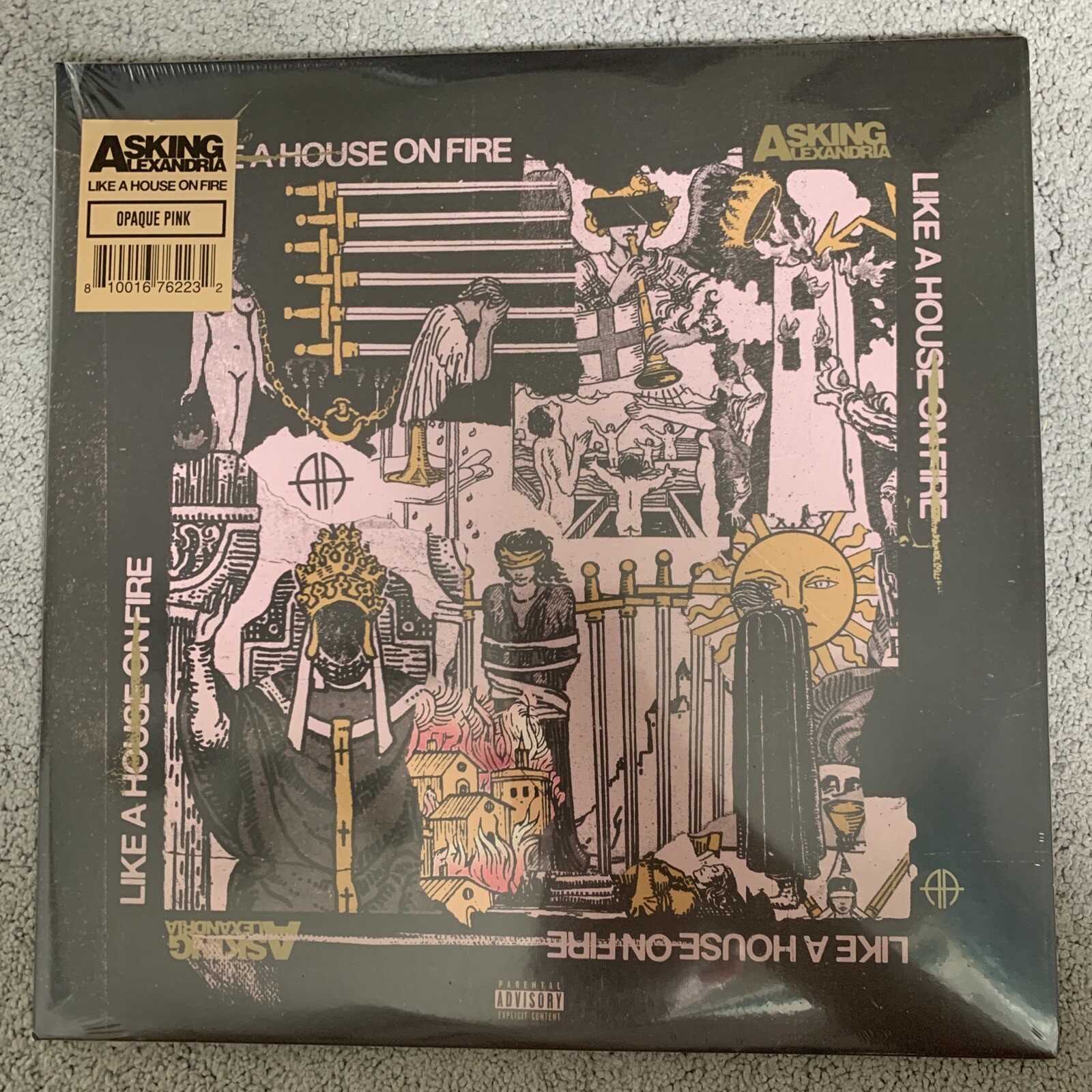 Like a House on Fire by Asking Alexandria Pink Record, 2020 New Sealed