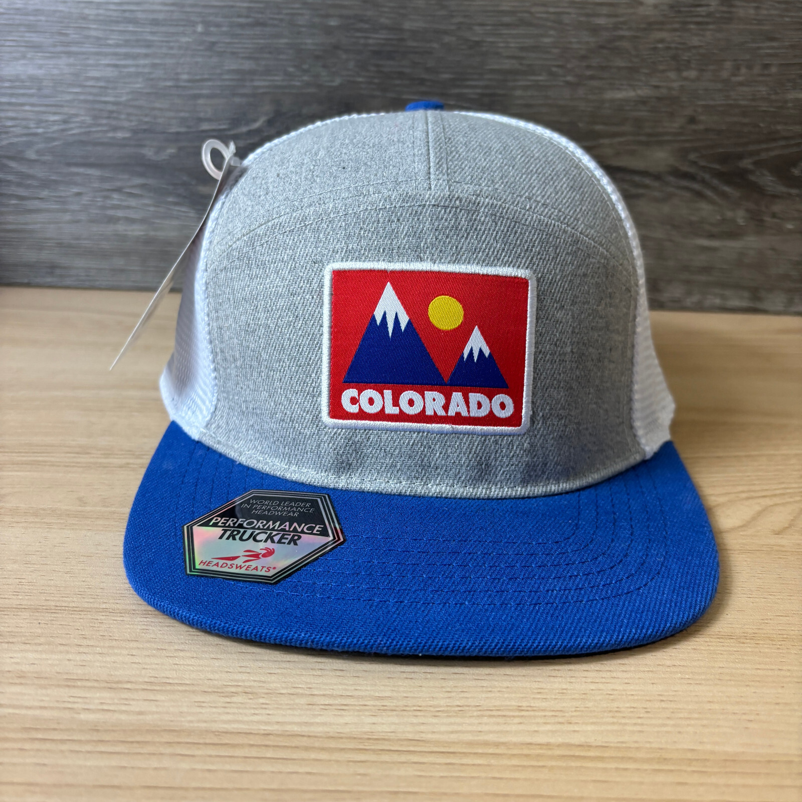 Colorado Hat Cap Snap Back Gray Panel Performance Headsweats